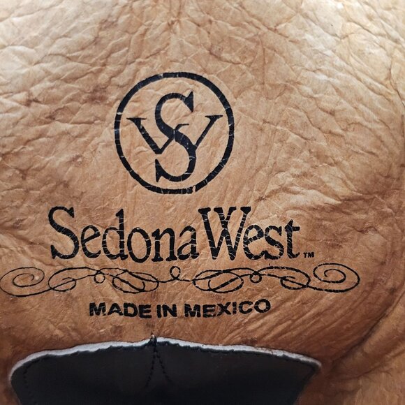 Sedona West Vintage Women's Western Gray Alligator Leather Boots 9D - Picture 6 of 16